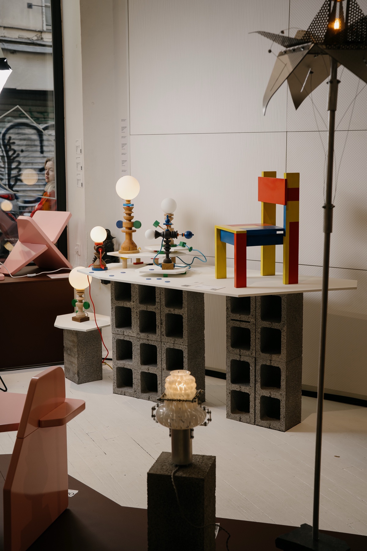 Vue de l'exposition FRGMNT chez Heureux les Curieux, Paris Design Week 2026
